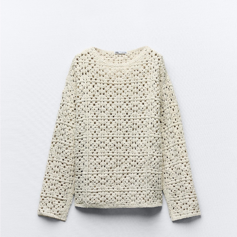 Zara crochet sweater